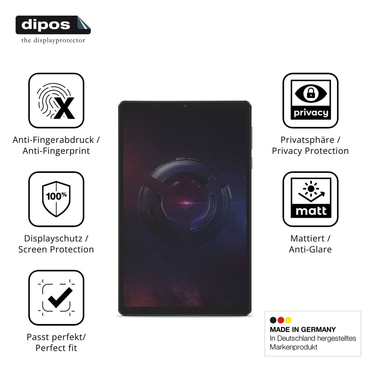 Blickschutzfolie für Lenovo Legion Tab 8.8 Gen 5 m (5)