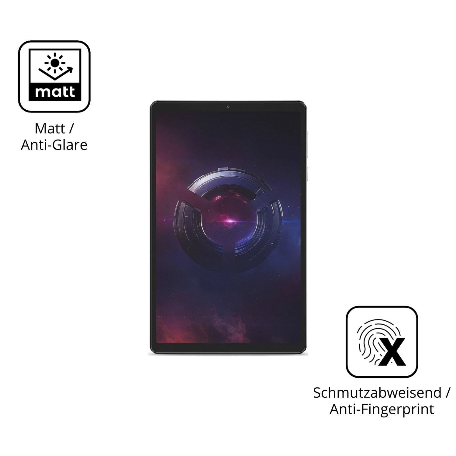 2x 9H Schutzfolie matt für Lenovo Legion Tab 8.8 G (5)
