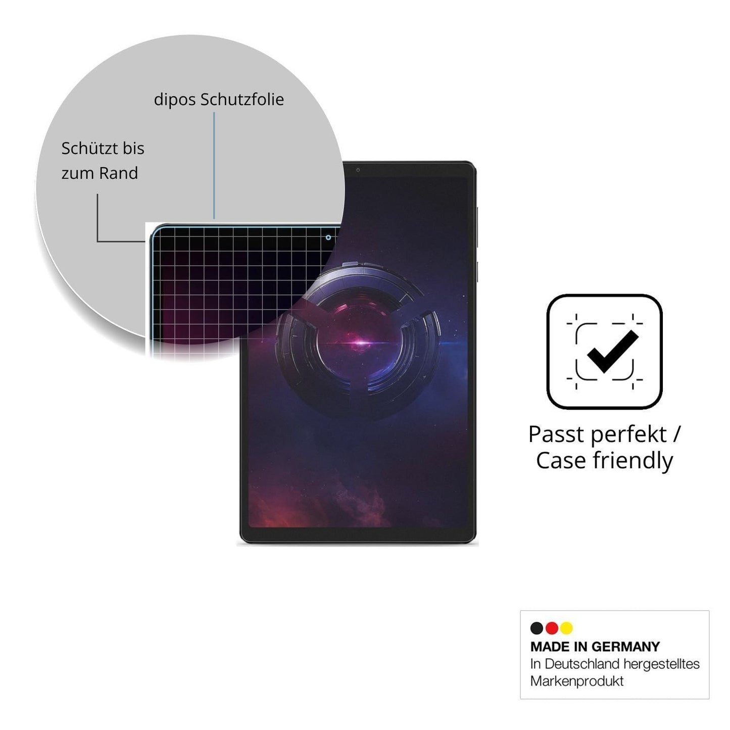 2x 9H Schutzfolie matt für Lenovo Legion Tab 8.8 G (6)