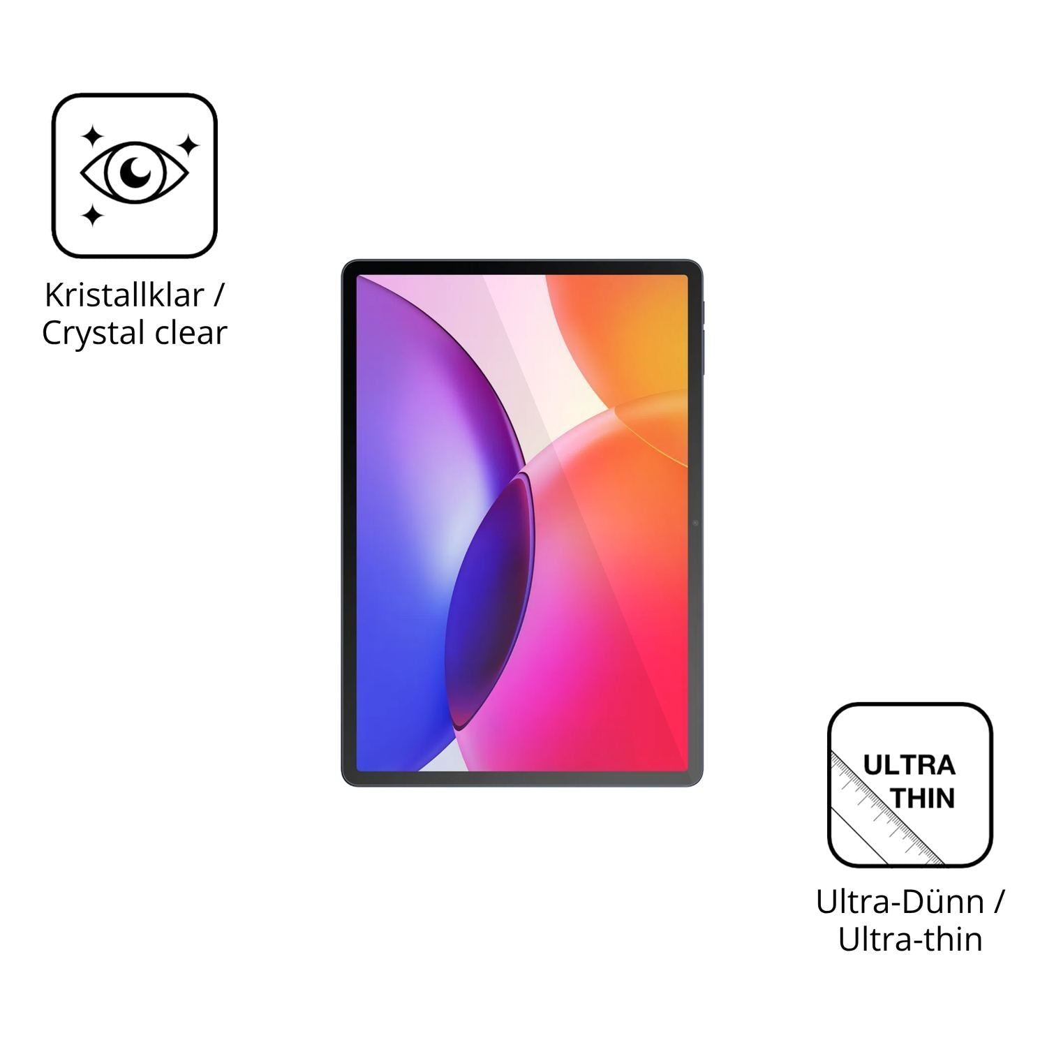 2x Schutzfolie klar für TCL Tab A1 Plus 12.2 Displ (5)
