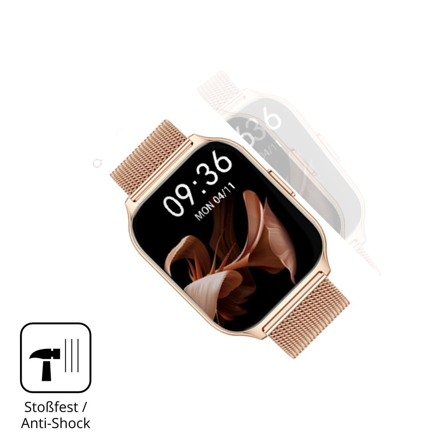 2x 3D Full Cover Schutzfolie für APAUK Smartwatch  (4)