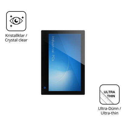 2x Schutzfolie klar für ADS-TEC Industrial IT OPC9 (5)
