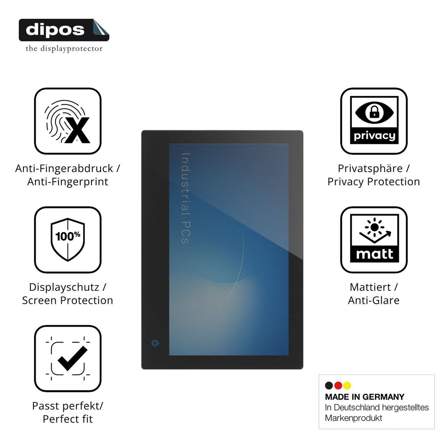 Blickschutzfolie für ADS-TEC Industrial IT OPC9016 (5)