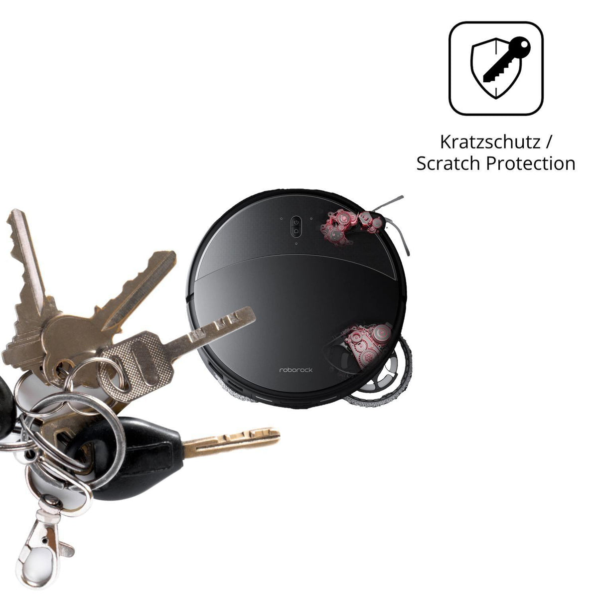 2x Schutzfolie klar für Roborock Saros 20 Display- (4)