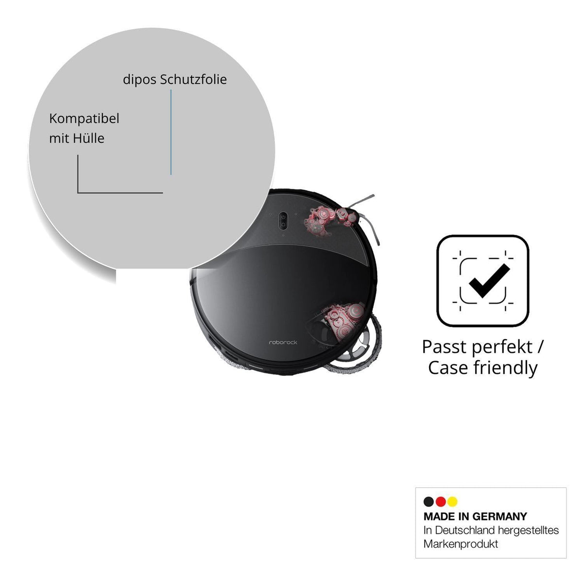 2x Schutzfolie matt für Roborock Saros 20 Display- (6)
