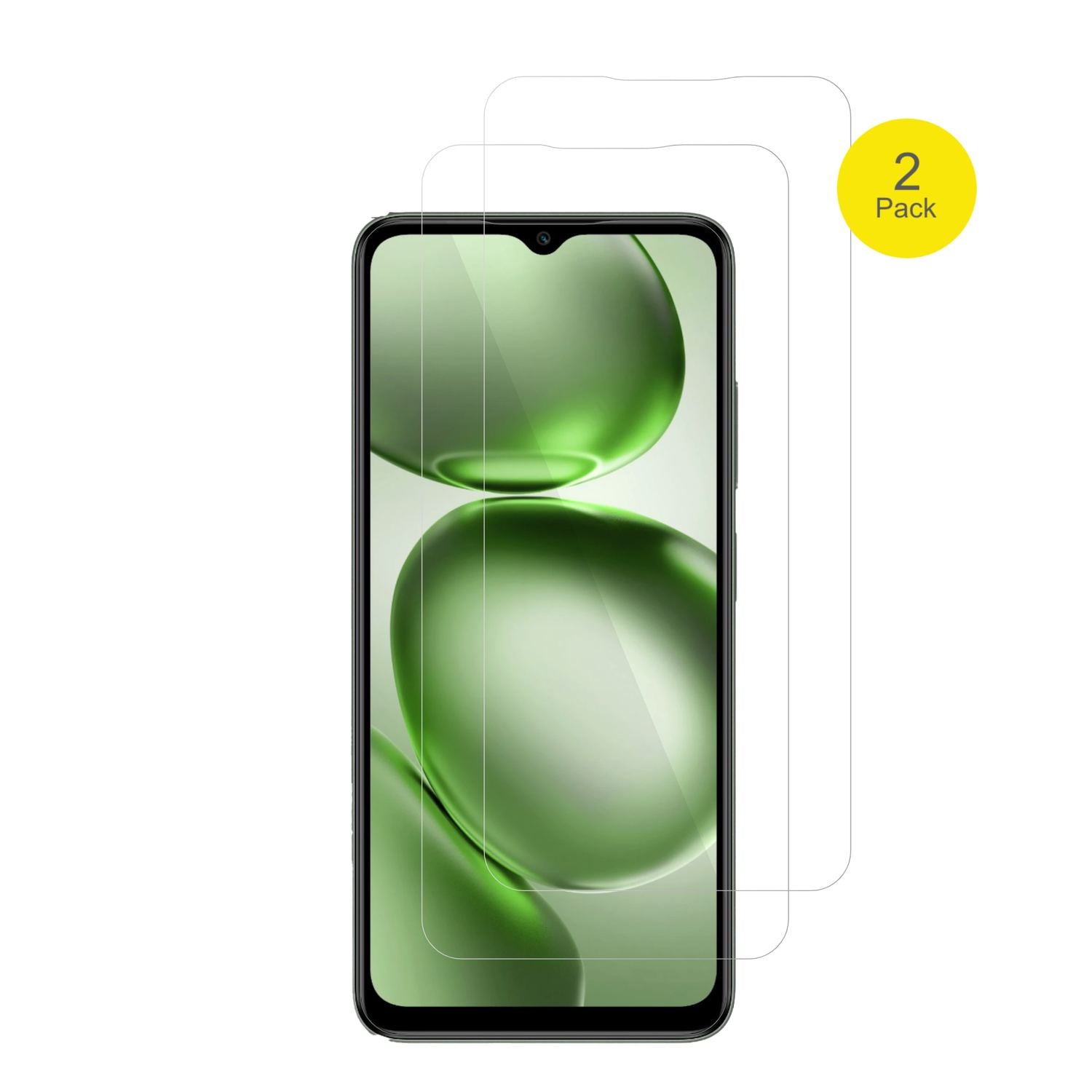 2x 3D Full Cover Schutzfolie für Itel A100 (2)