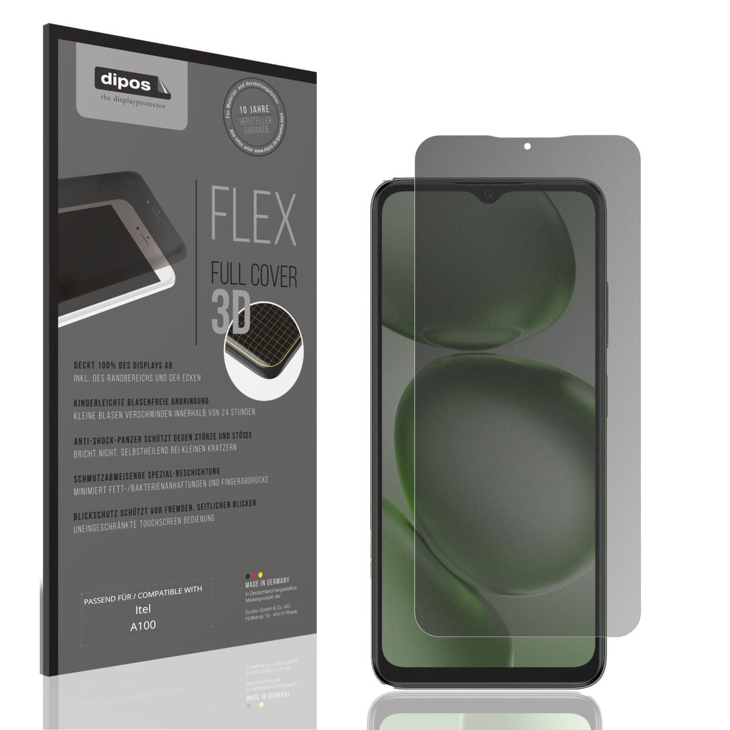 Full Cover Privacy Blickschutzfolie für Itel A100 (1)
