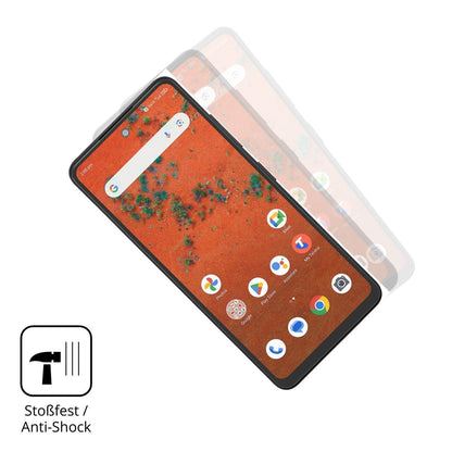 2x Full Cover Schutzfolie matt für Telstra T-Elite (4)