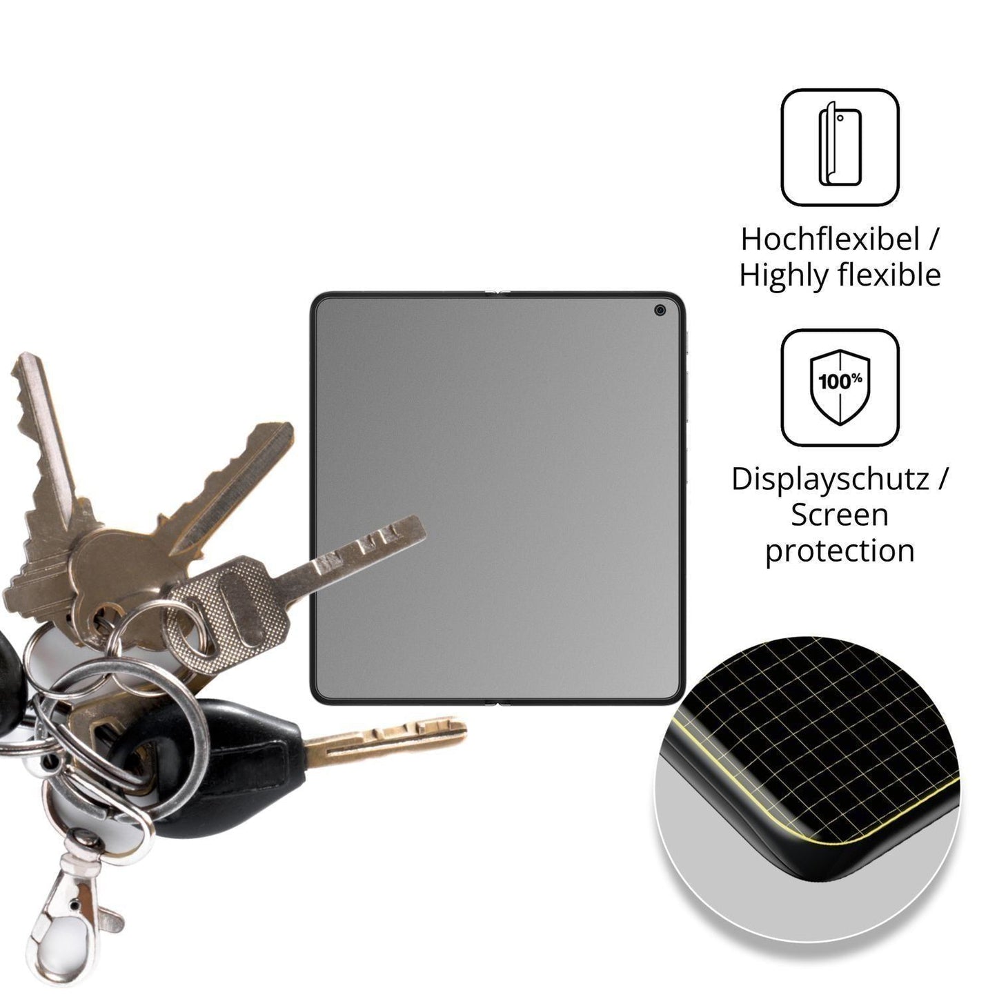 Full Cover Privacy Blickschutzfolie für Oppo Find  (3)