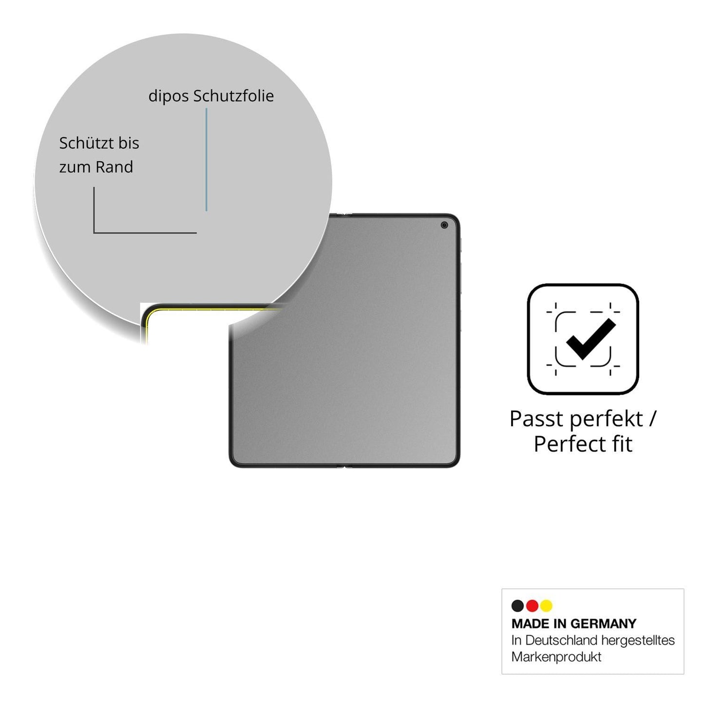 Full Cover Privacy Blickschutzfolie für Oppo Find  (4)