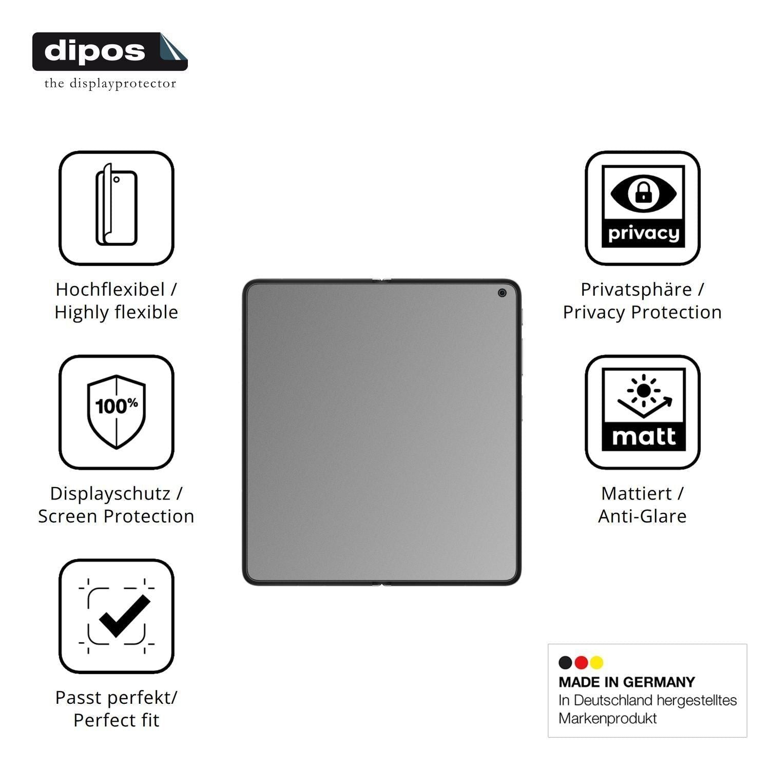 Full Cover Privacy Blickschutzfolie für Oppo Find  (5)