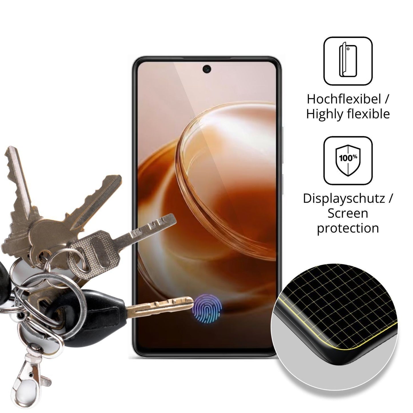 2x 3D Full Cover Schutzfolie für Lava Bold 2 5G (3)