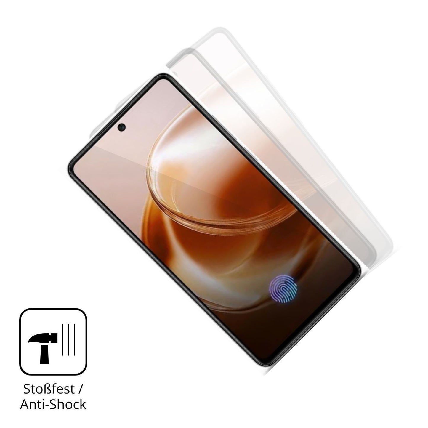 2x 3D Full Cover Schutzfolie für Lava Bold 2 5G (4)