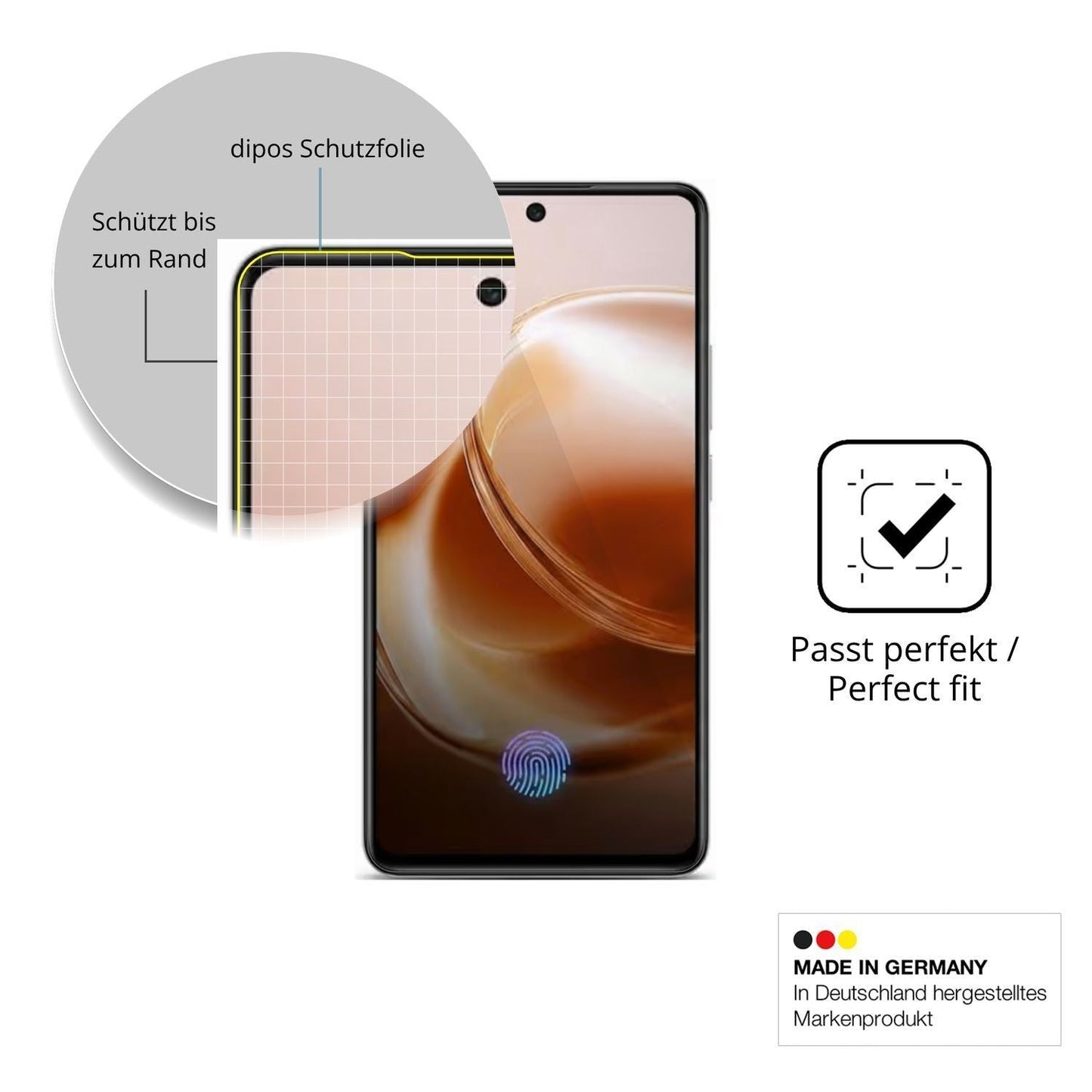 2x 3D Full Cover Schutzfolie für Lava Bold 2 5G (6)