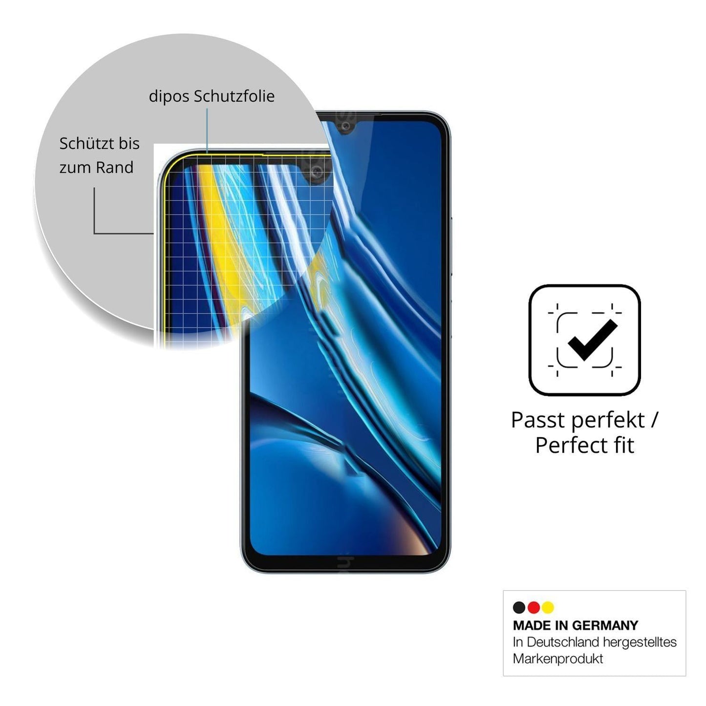 2x 3D Full Cover Schutzfolie für Fossibot S5 Pro (6)
