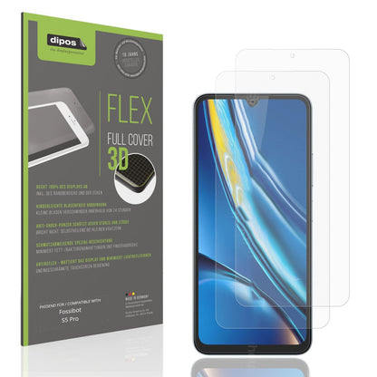 2x Full Cover Schutzfolie matt für Fossibot S5 Pro (1)