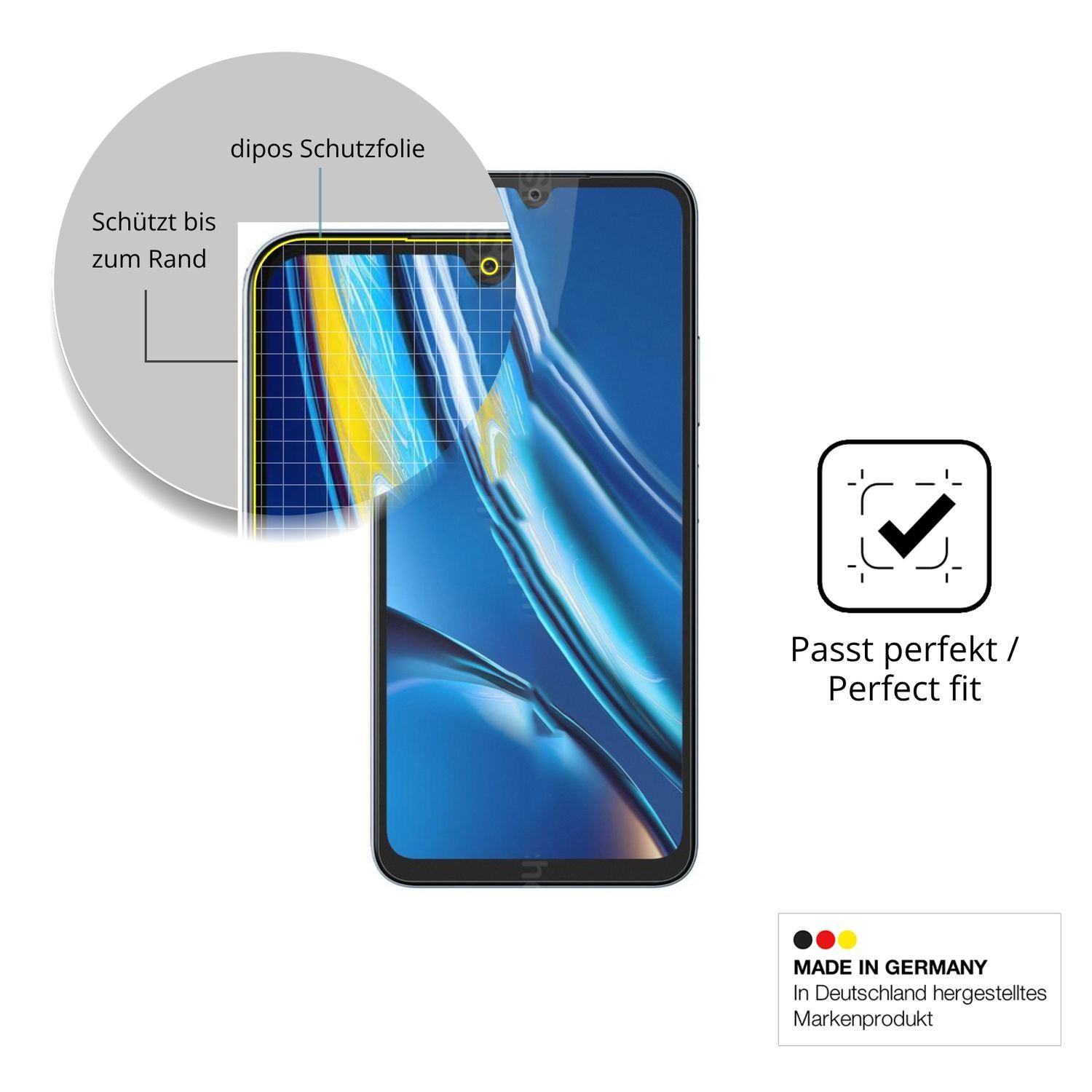2x Full Cover Schutzfolie matt für Fossibot S5 Pro (6)