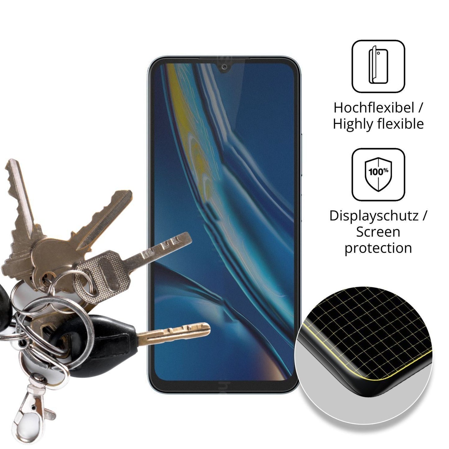 Full Cover Privacy Blickschutzfolie für Fossibot S (3)