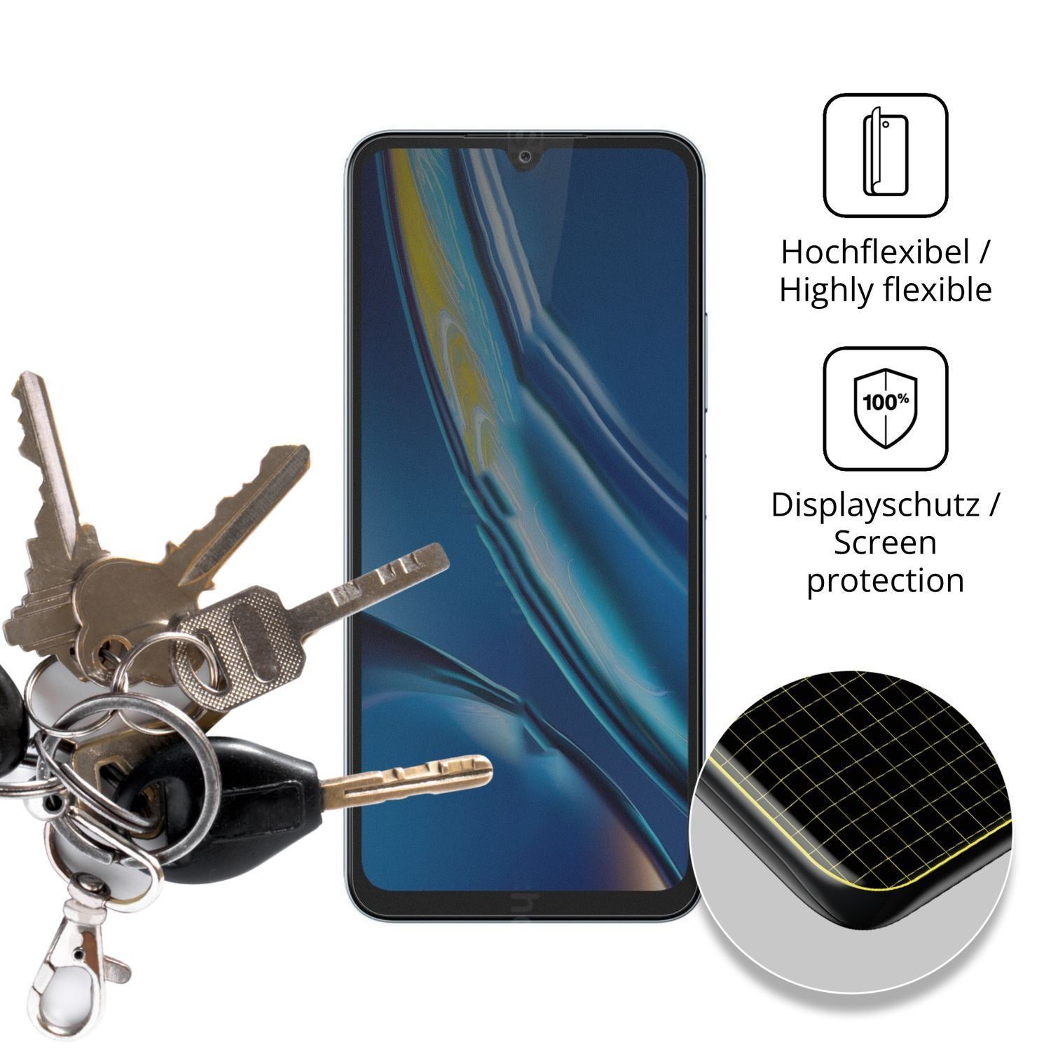 Full Cover Privacy Blickschutzfolie für Fossibot S (3)