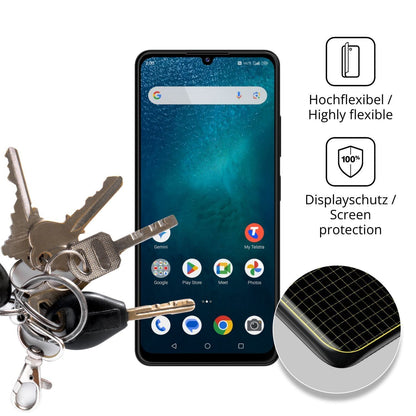 2x 3D Full Cover Schutzfolie für Telstra T-Pro 2 5 (3)