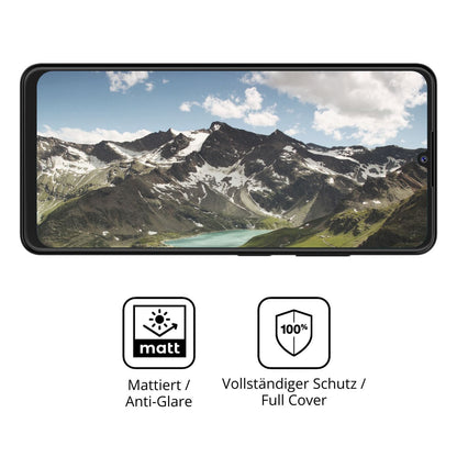 2x Full Cover Schutzfolie matt für Telstra T-Pro 2 (5)