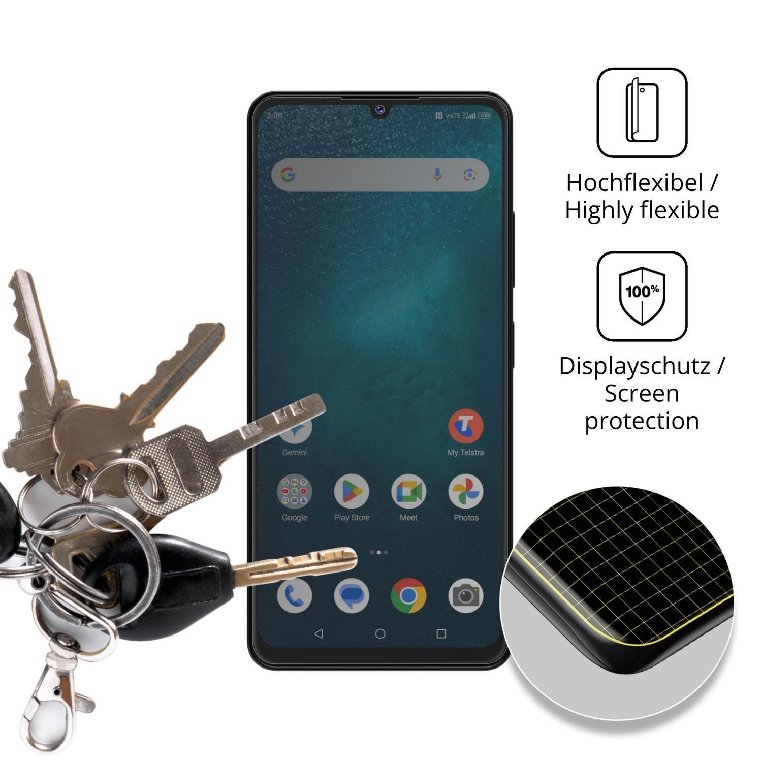 Full Cover Privacy Blickschutzfolie für Telstra T- (3)