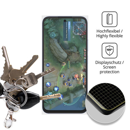 2x Full Cover Schutzfolie matt für Oppo A6k (3)