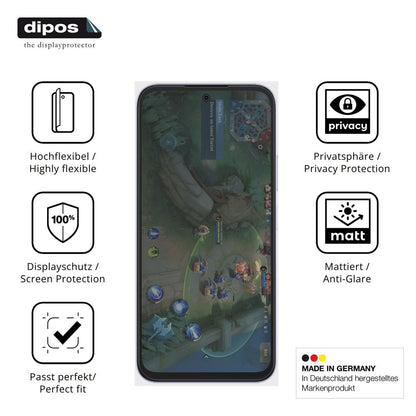 Full Cover Privacy Blickschutzfolie für Oppo A6k (5)