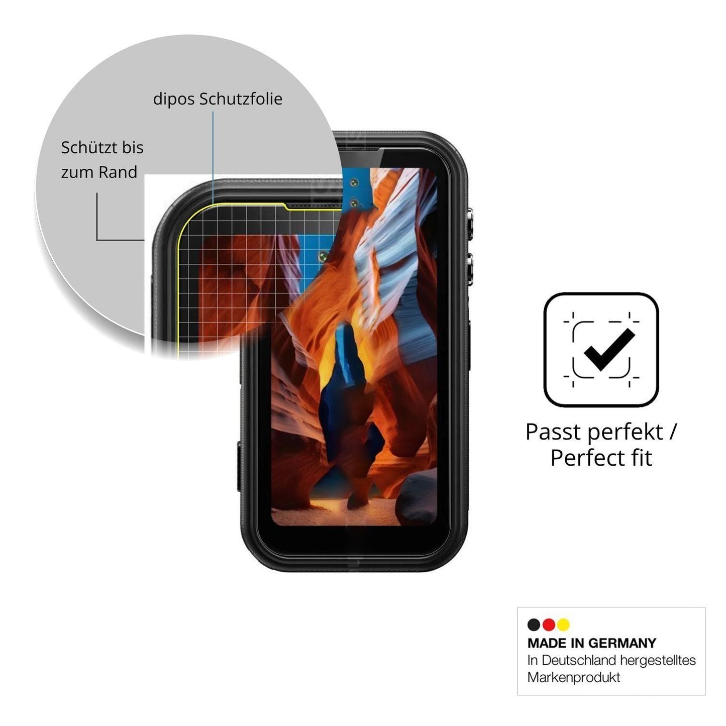 2x 3D Full Cover Schutzfolie für Fossibot F116 Pro (6)