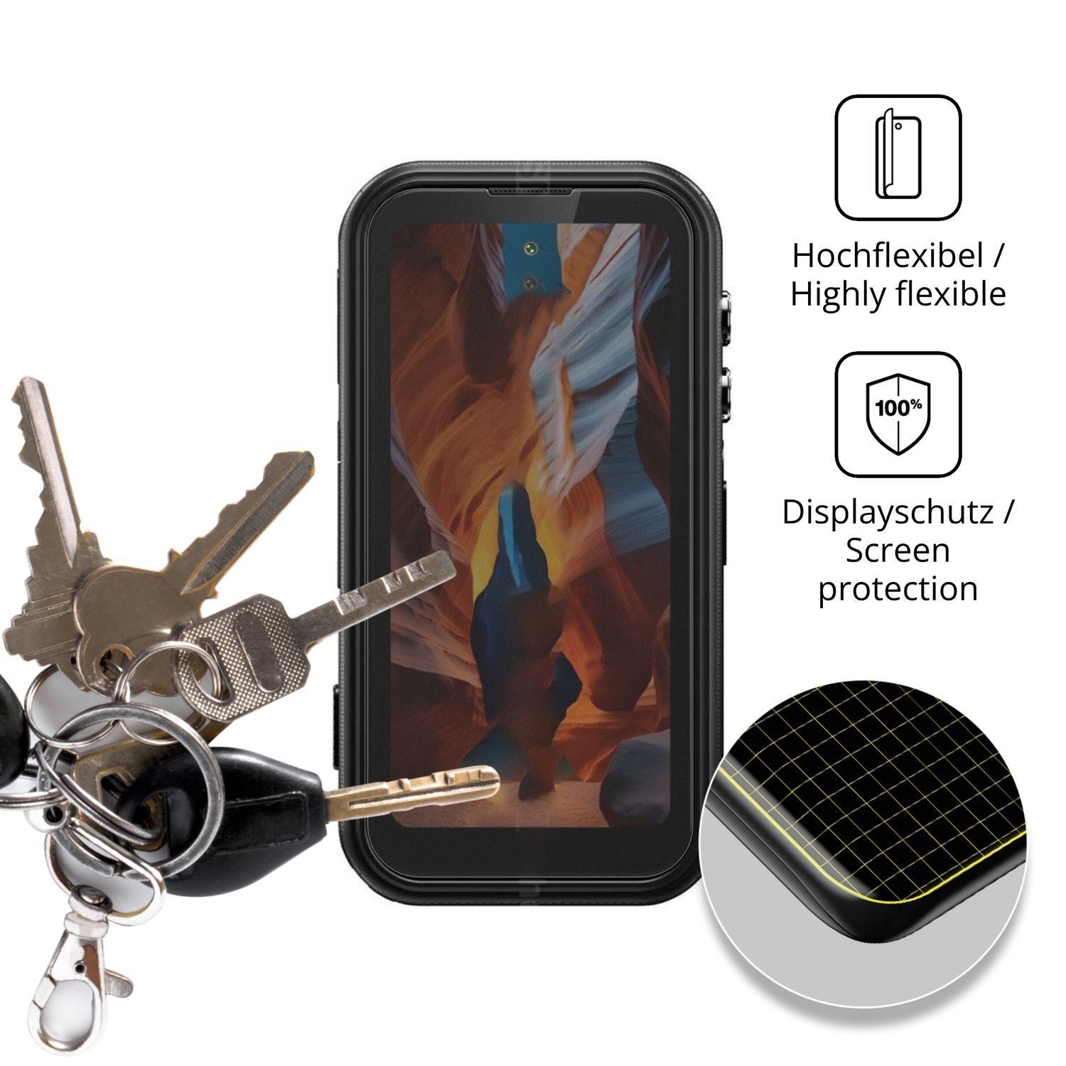 Full Cover Privacy Blickschutzfolie für Fossibot F (3)