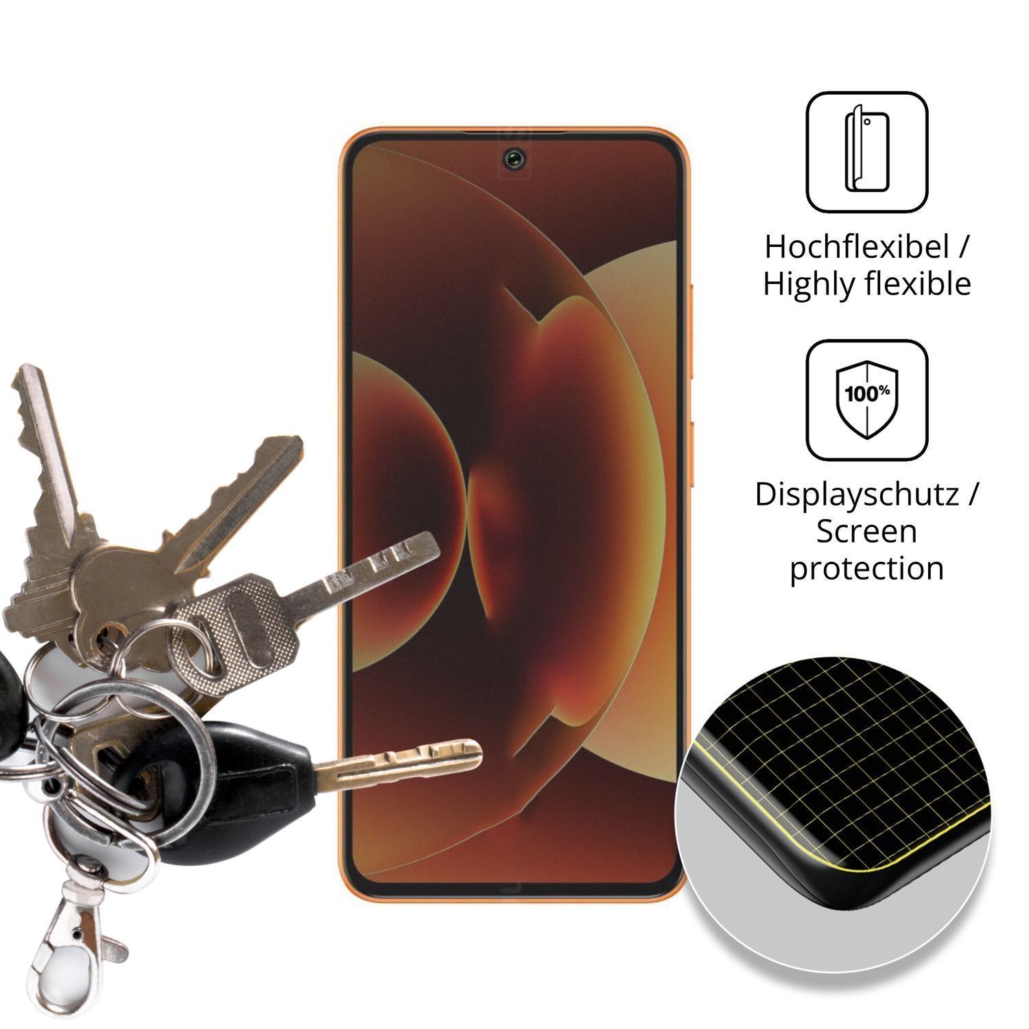 Full Cover Privacy Blickschutzfolie für Oukitel C2 (3)