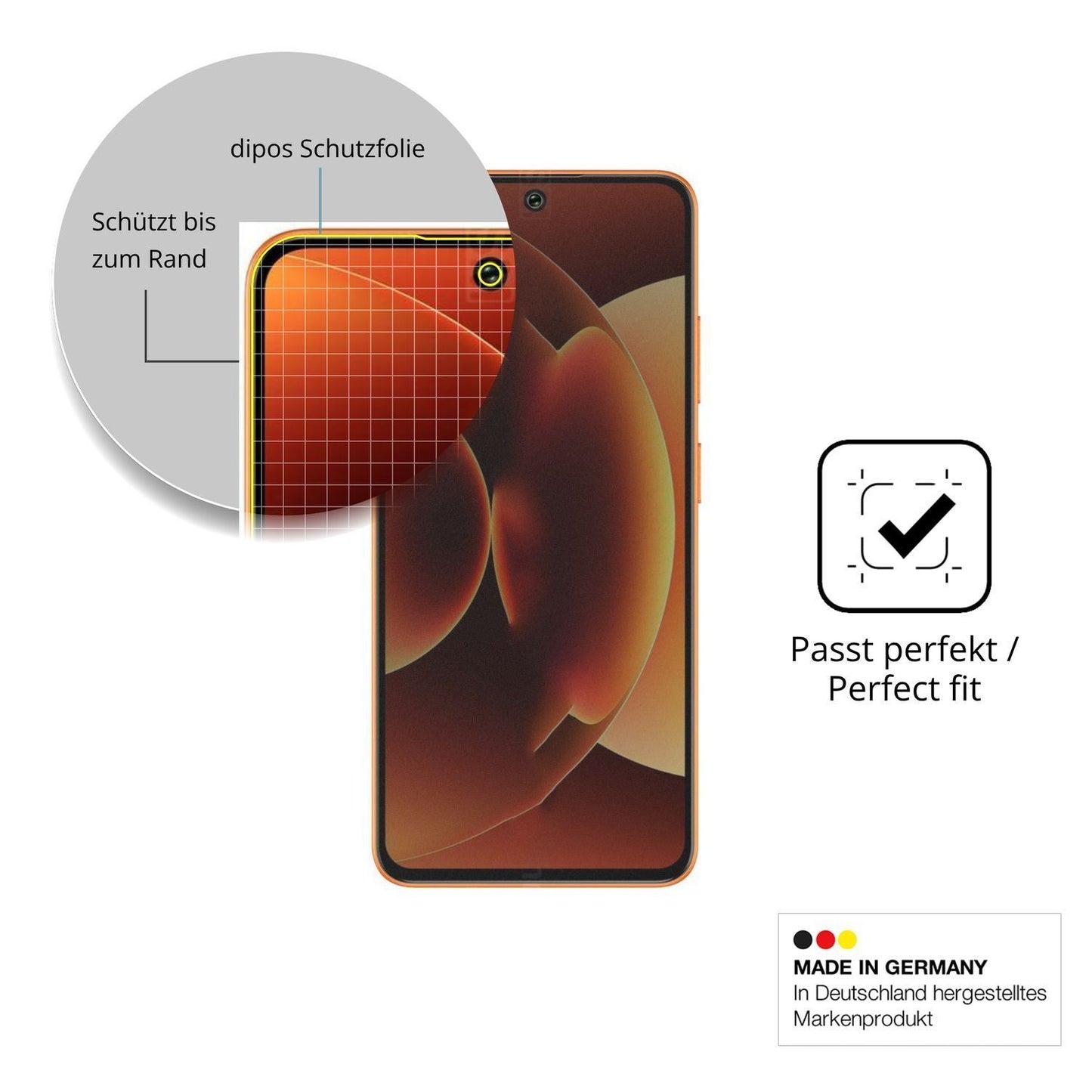 Full Cover Privacy Blickschutzfolie für Oukitel C2 (4)