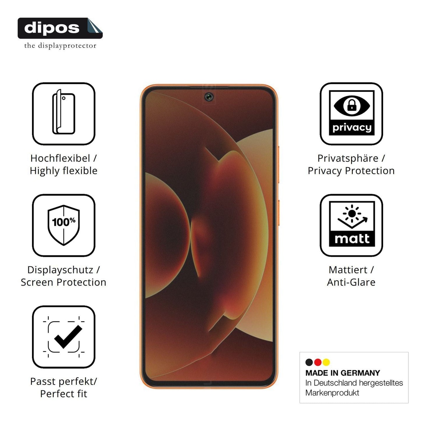 Full Cover Privacy Blickschutzfolie für Oukitel C2 (5)