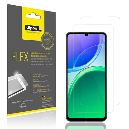 2x 3D Full Cover Schutzfolie für Vivo Y21 5G (1)