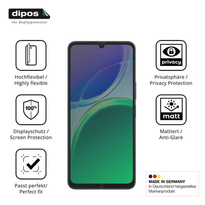 Full Cover Privacy Blickschutzfolie für Vivo Y21 5 (5)