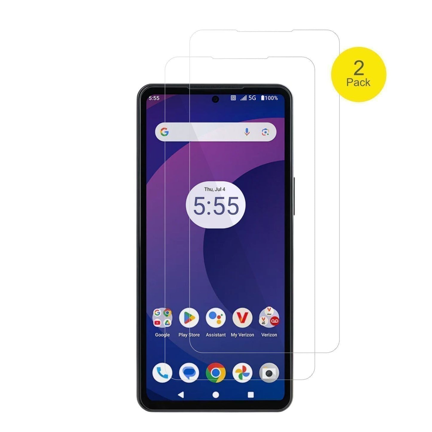2x 3D Full Cover Schutzfolie für Orbic Trophy 5G (2)