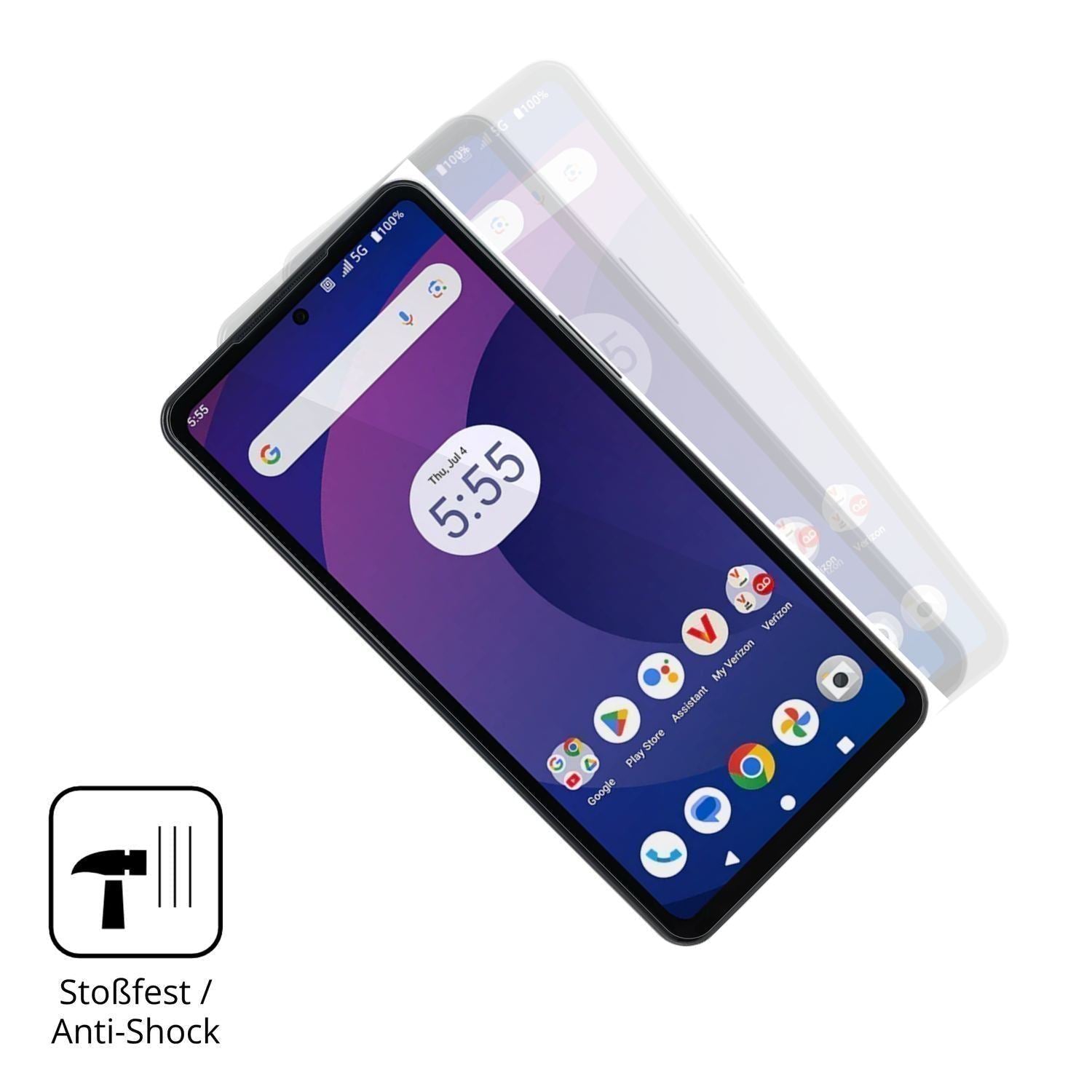 2x 3D Full Cover Schutzfolie für Orbic Trophy 5G (4)