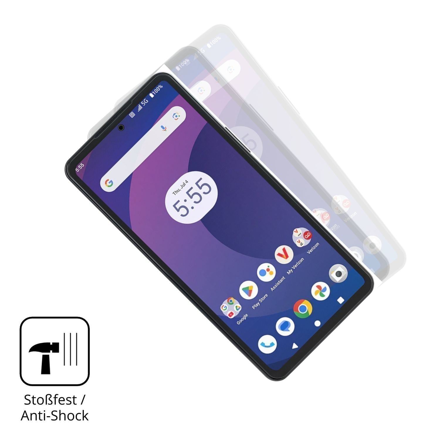 2x Full Cover Schutzfolie matt für Orbic Trophy 5G (4)