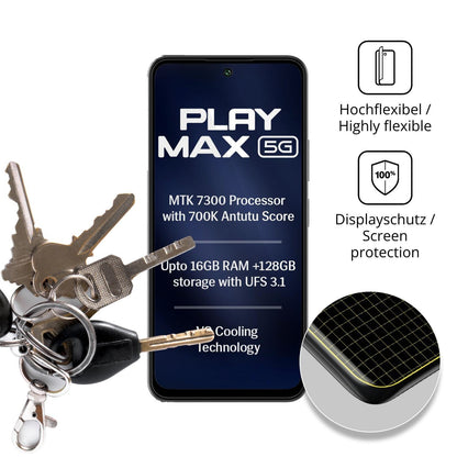 2x 3D Full Cover Schutzfolie für Lava Play Max (3)