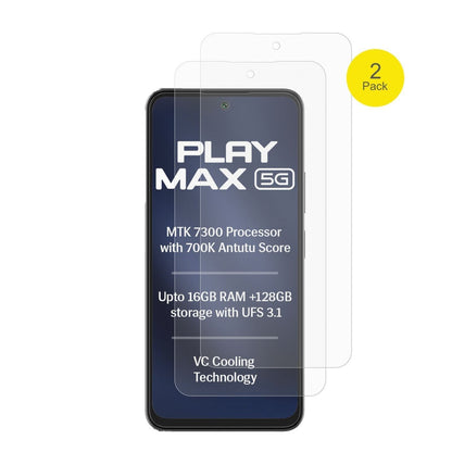 2x Full Cover Schutzfolie matt für Lava Play Max (2)