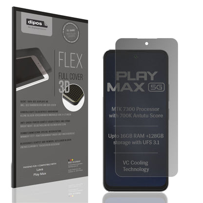 Full Cover Privacy Blickschutzfolie für Lava Play  (1)