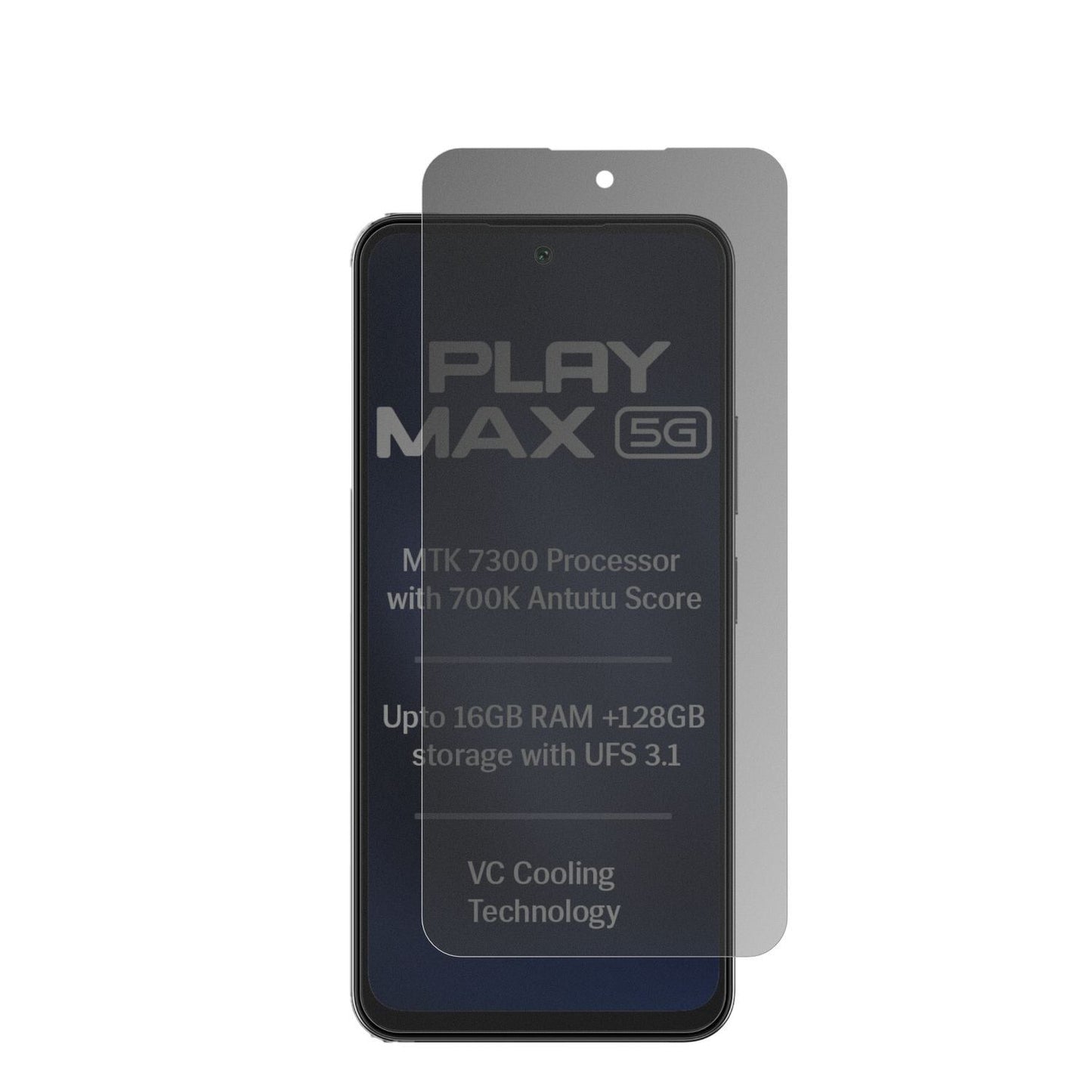 Full Cover Privacy Blickschutzfolie für Lava Play  (2)