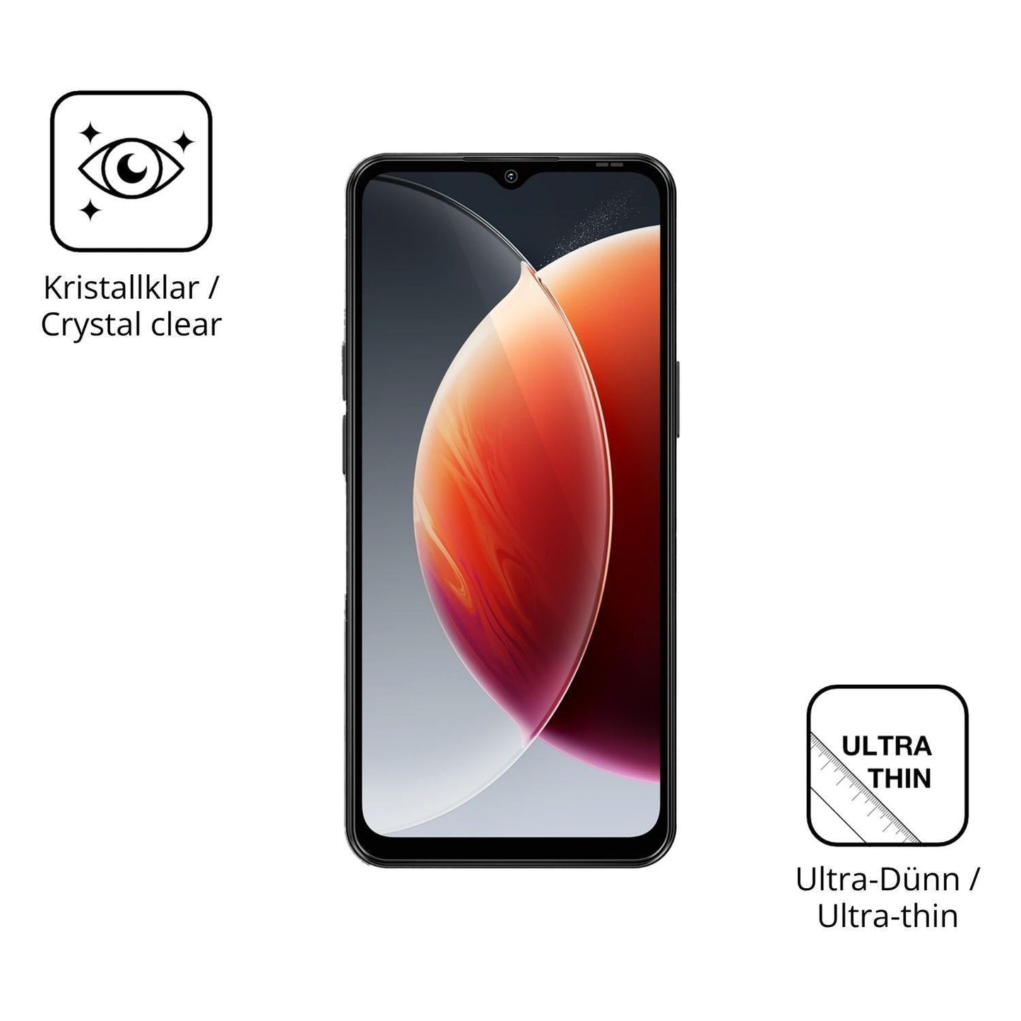 4x Schutzfolie klar für Blackview Wave 7C Display- (5)