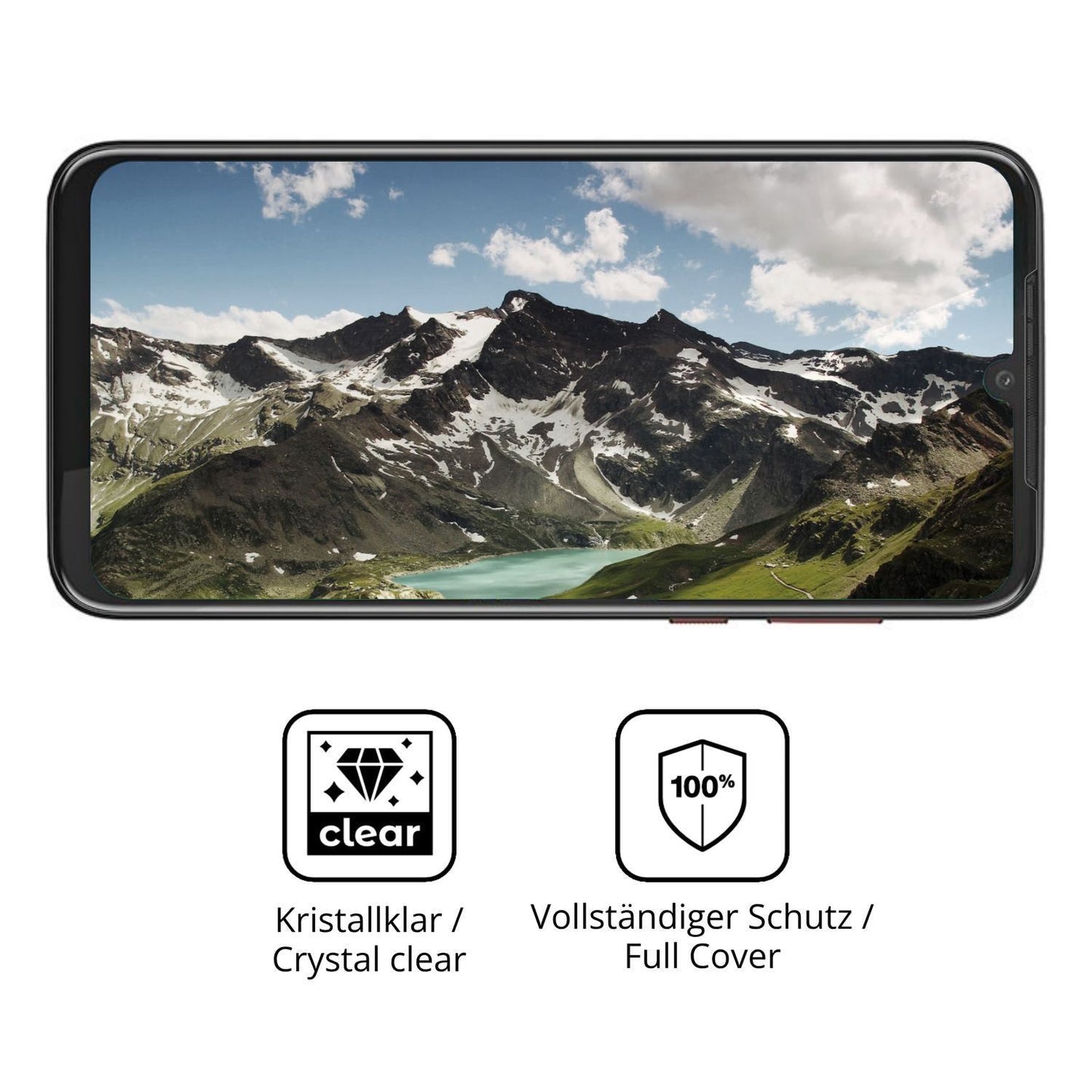 2x 3D Full Cover Schutzfolie für Motorola One Visi (5)