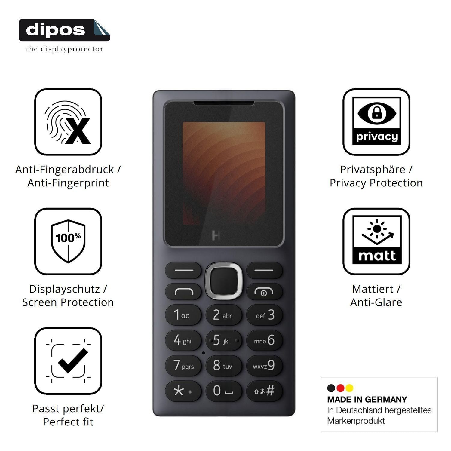 Blickschutzfolie für HMD 100 matt Schutzfolie Priv (5)