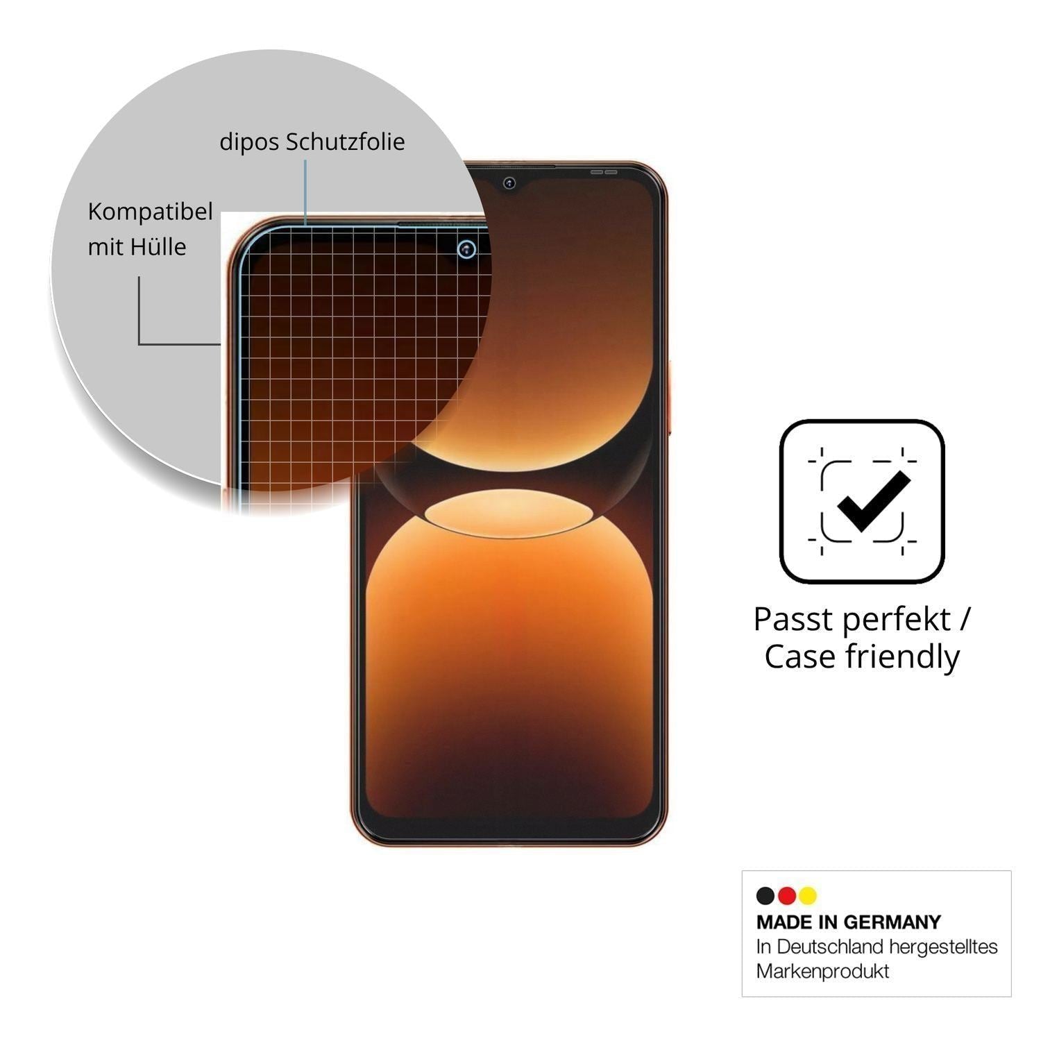 4x Schutzfolie matt für Oscal Flat 3C Display-Schu (6)