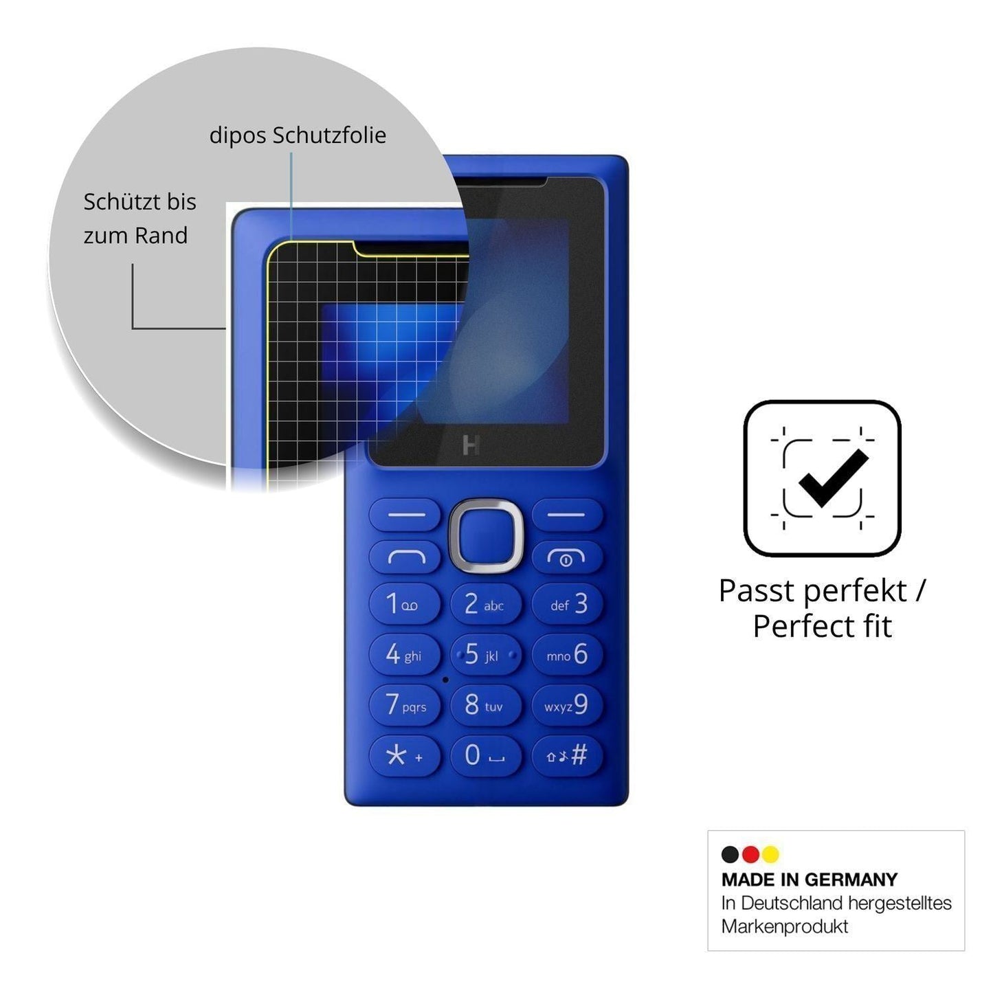 Blickschutzfolie für HMD 101 matt Schutzfolie Priv (4)