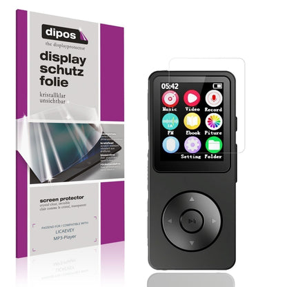 4x Schutzfolie klar für LICAEVEY MP3-Player Displa (1)