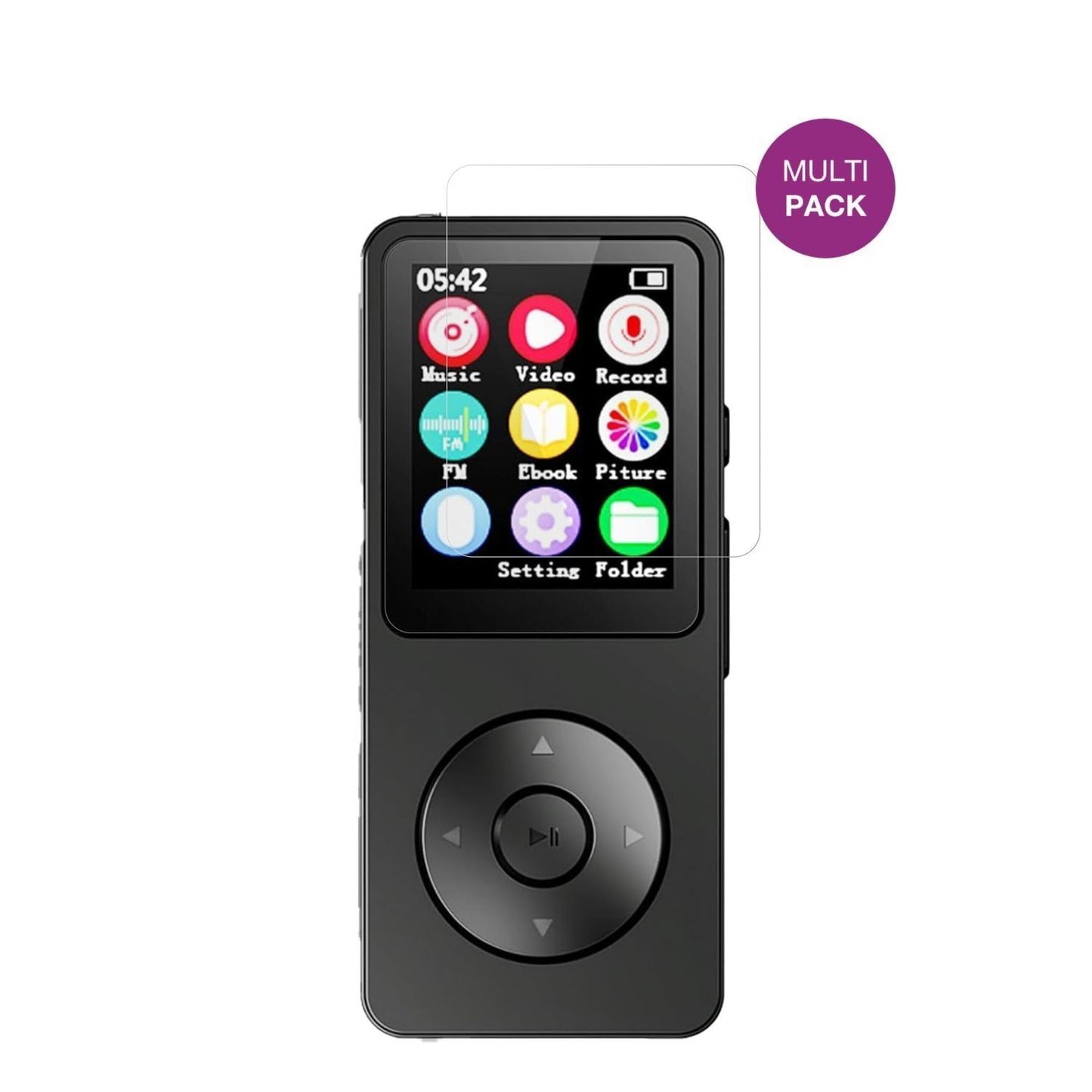 4x Schutzfolie klar für LICAEVEY MP3-Player Displa (2)