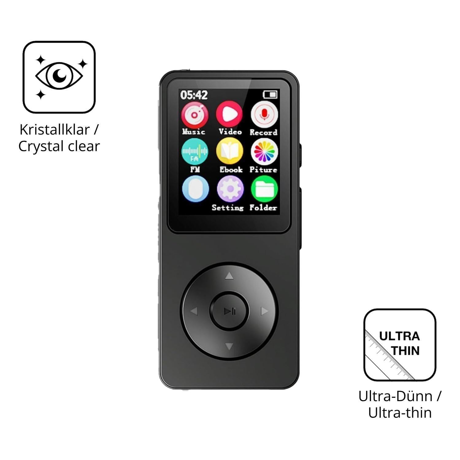 4x Schutzfolie klar für LICAEVEY MP3-Player Displa (5)